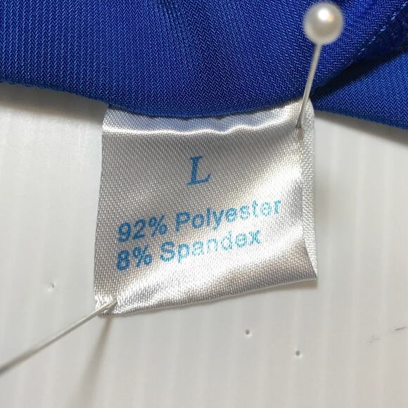 Bulotus Center Gathered V-neck Sleeveless Stretch Blouse L - Picture 4 of 7